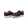 Sapatênis Casual Conforto Couro Marrom