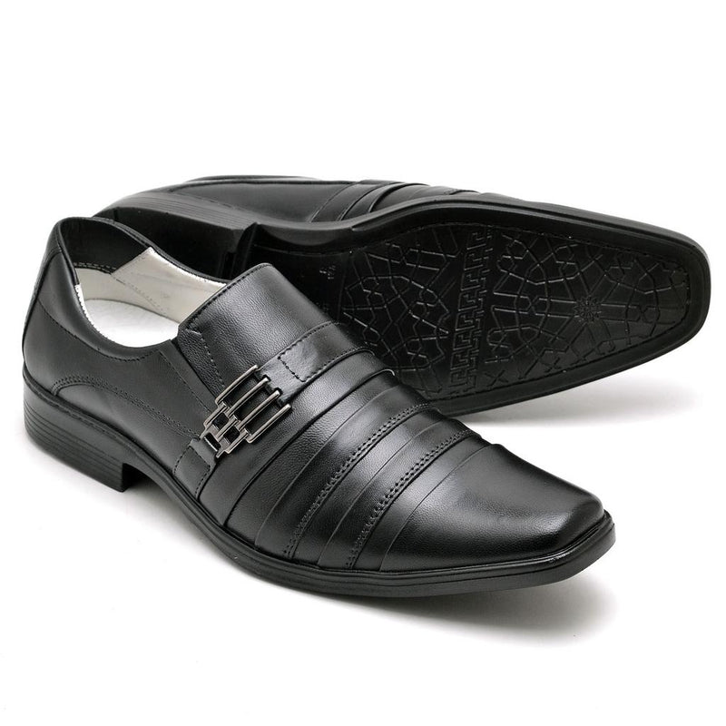 Sapato Social Conforto Couro Masculino  010