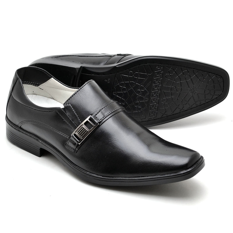 Sapato Conforto Couro Masculino  012