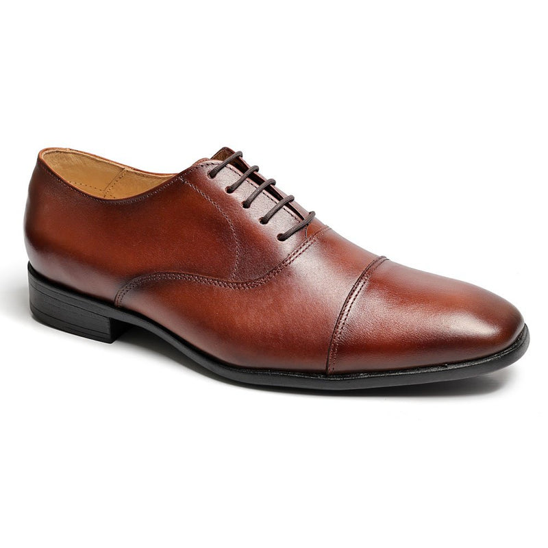 Sapato Social Masculino Oxford Cromo Argentino Caramelo