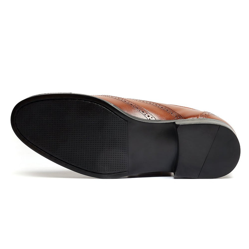 Sapato Social Oxford Cromo Argentino Caramelo